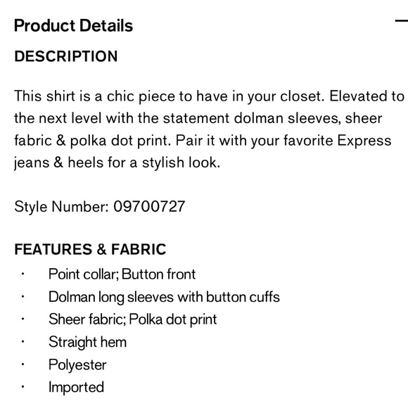 Express Cream Boxy Blouse with Notched Collar - Picture 5 of 5